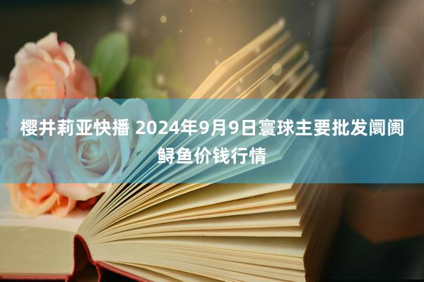 樱井莉亚快播 2024年9月9日寰球主要批发阛阓鲟鱼价钱行情