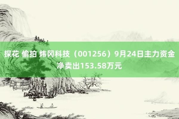 探花 偷拍 炜冈科技（001256）9月24日主力资金净卖出153.58万元