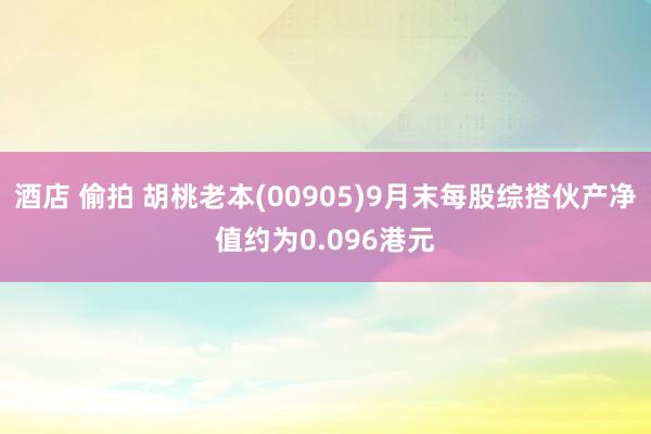 酒店 偷拍 胡桃老本(00905)9月末每股综搭伙产净值约为0.096港元