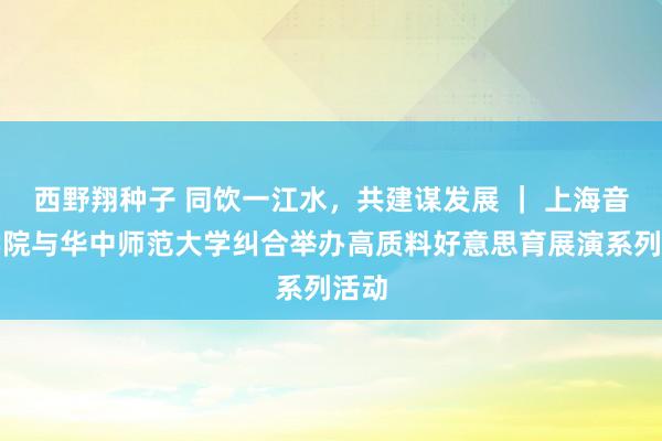 西野翔种子 同饮一江水，共建谋发展 ｜ 上海音乐学院与华中师范大学纠合举办高质料好意思育展演系列活动