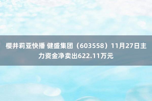 樱井莉亚快播 健盛集团（603558）11月27日主力资金净卖出622.11万元