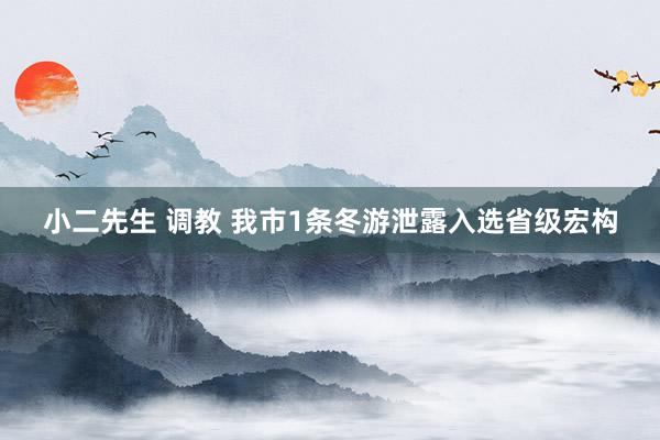 小二先生 调教 我市1条冬游泄露入选省级宏构