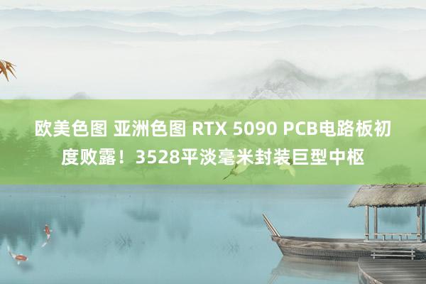 欧美色图 亚洲色图 RTX 5090 PCB电路板初度败露！3528平淡毫米封装巨型中枢