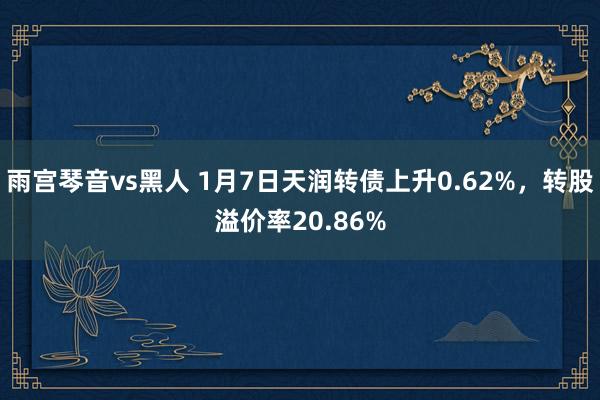 雨宫琴音vs黑人 1月7日天润转债上升0.62%，转股溢价率20.86%