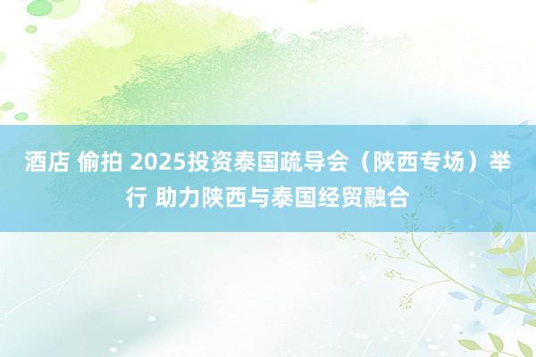 酒店 偷拍 2025投资泰国疏导会（陕西专场）举行 助力陕西与泰国经贸融合